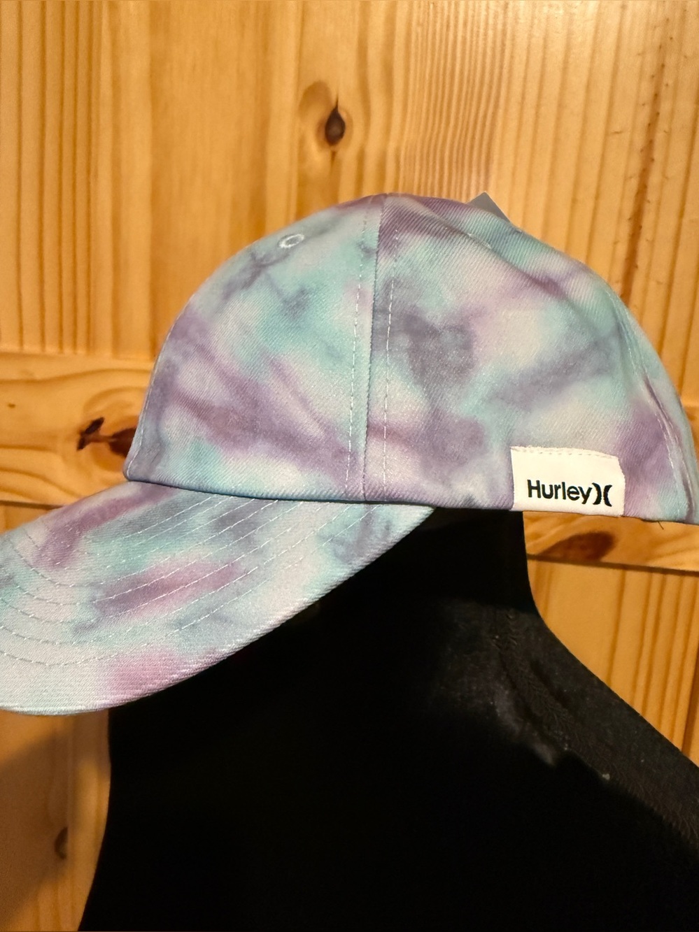 NWT Hurley Tie-Dye Baseball Cap - Purple & Blue